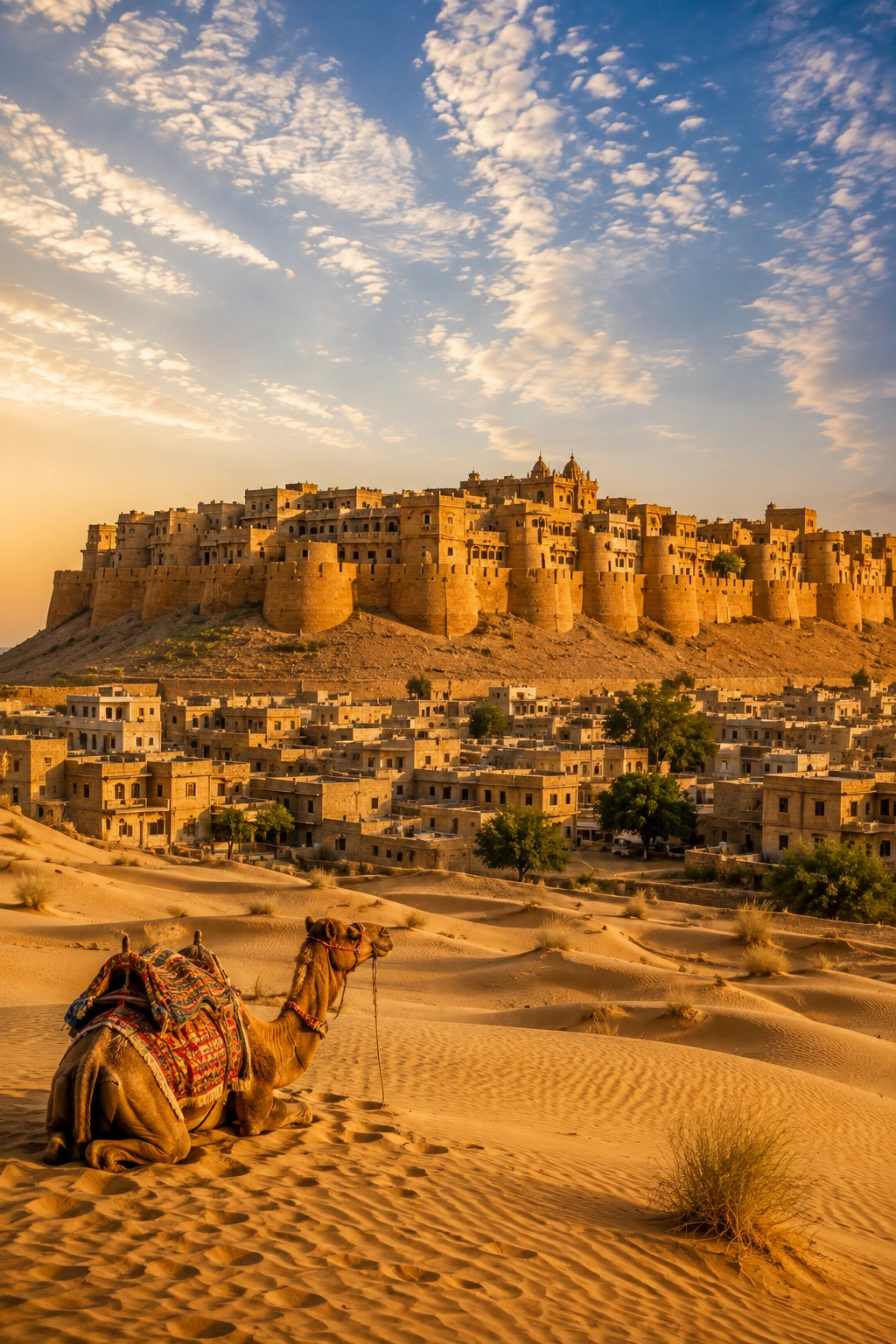 Golden Fort of Jaisalmer amid the Thar desert