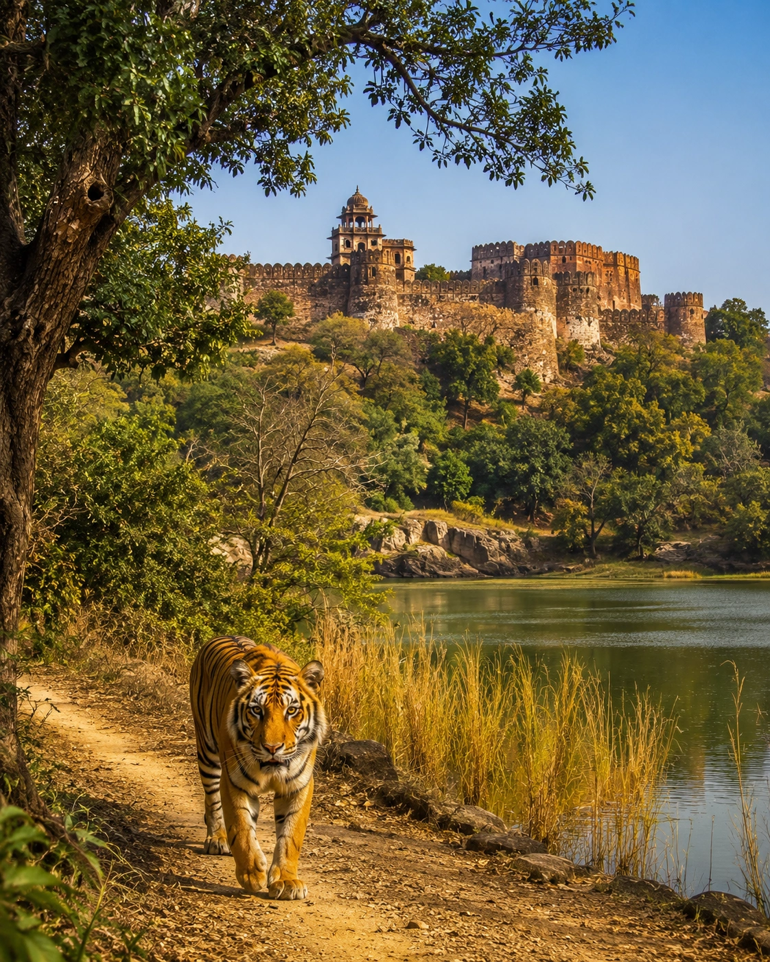 Ranthambore National Park tiger reserve landscape