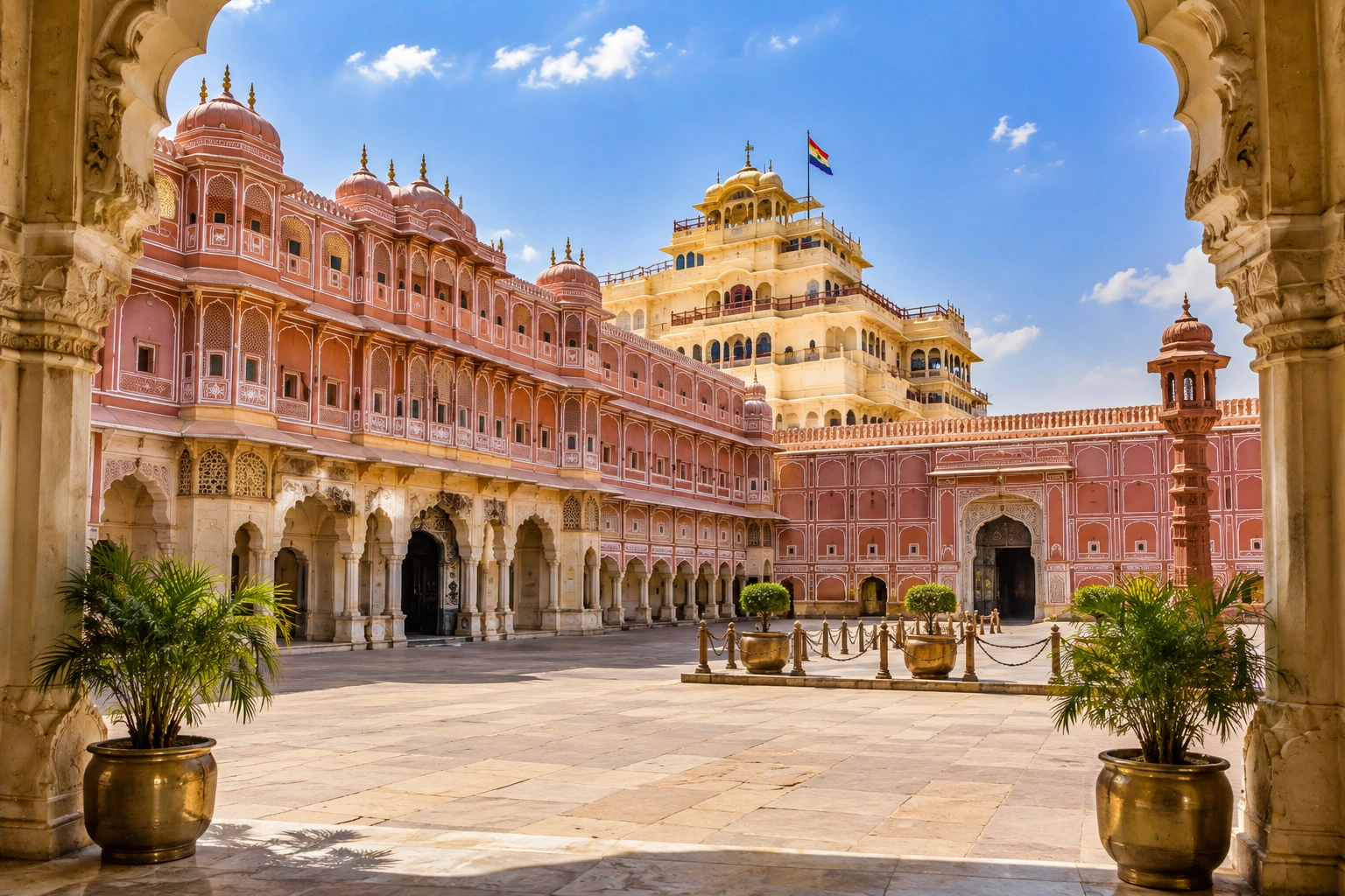 City Palace Jaipur courtyard