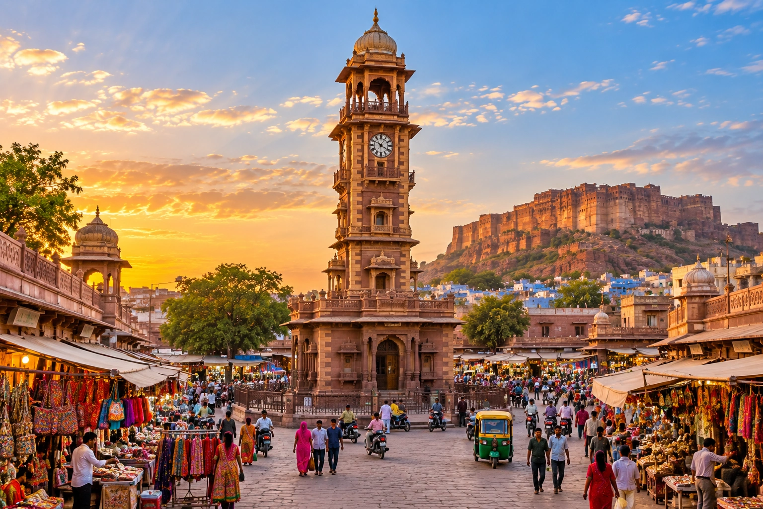 Clock Tower and Sadar Market Jodhpur
