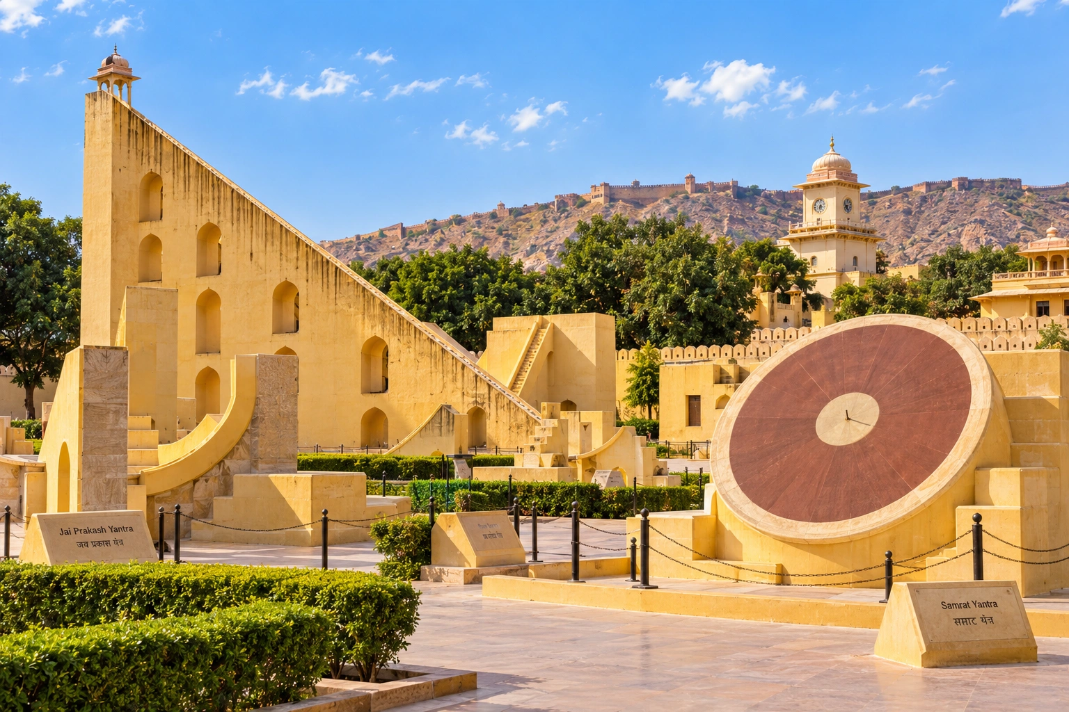 Jantar Mantar astronomical instruments