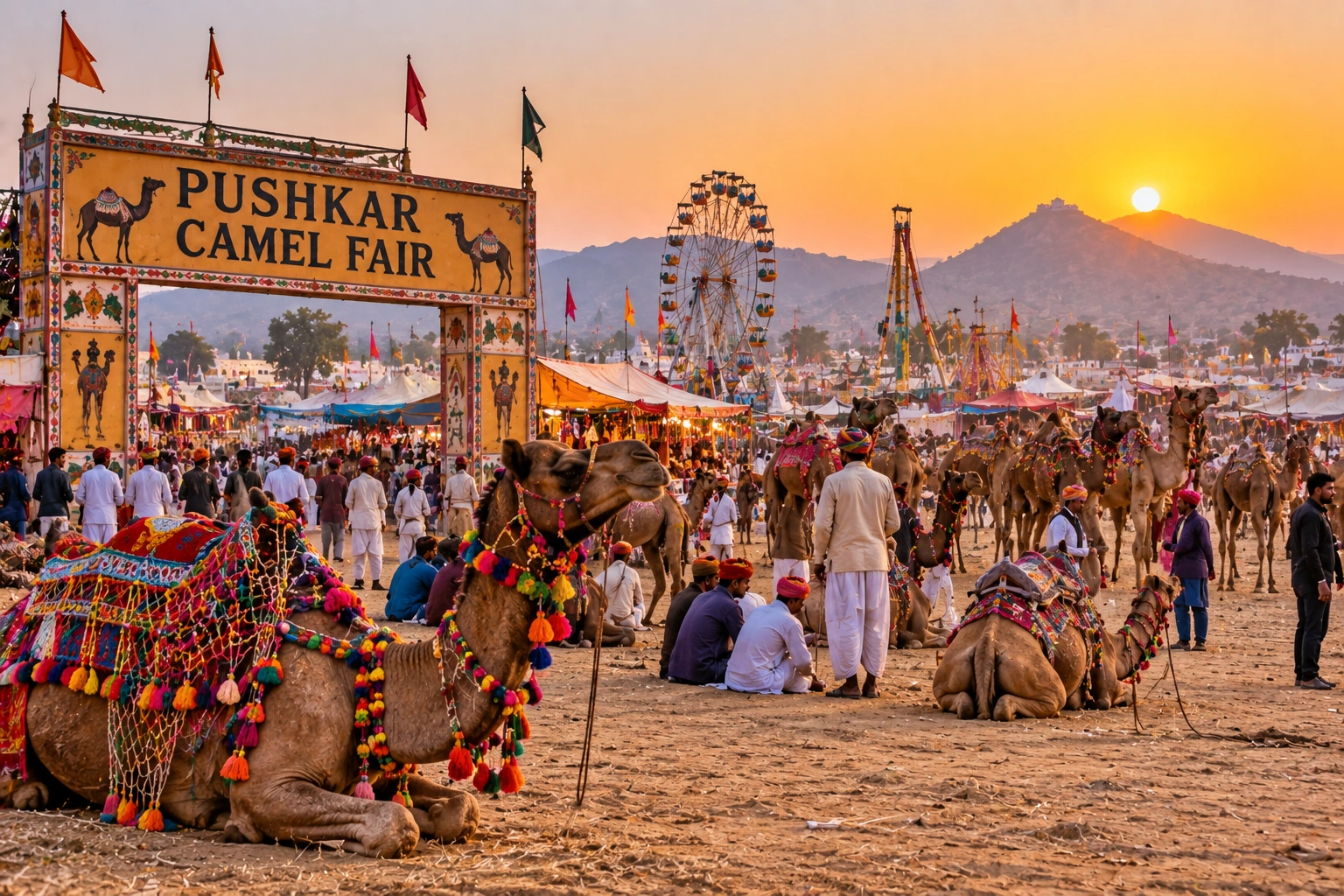 Pushkar Camel Fair grounds